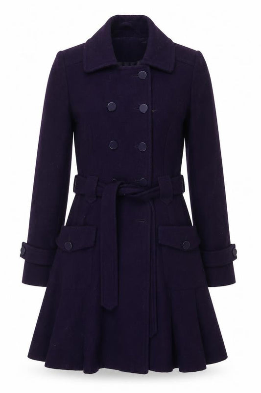 Womens UK Size UK 10 Warehouse Purple Double-Breasted