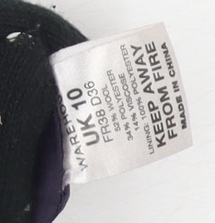 Womens UK Size UK 10 Warehouse Purple Double-Breasted