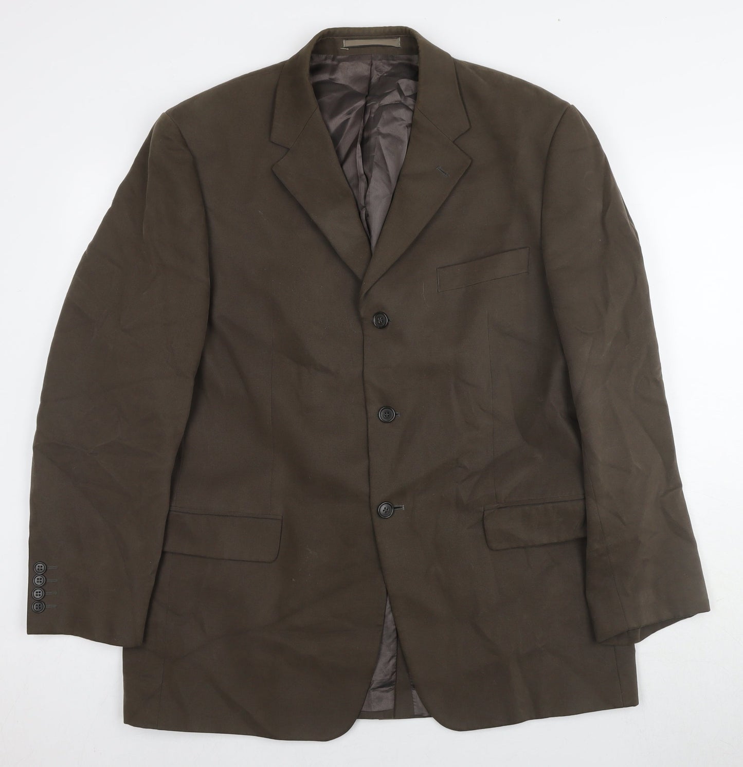 Mens UK Size 42 Marks and Spencer Regular Brown Suit Jacket