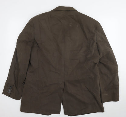 Mens UK Size 42 Marks and Spencer Regular Brown Suit Jacket
