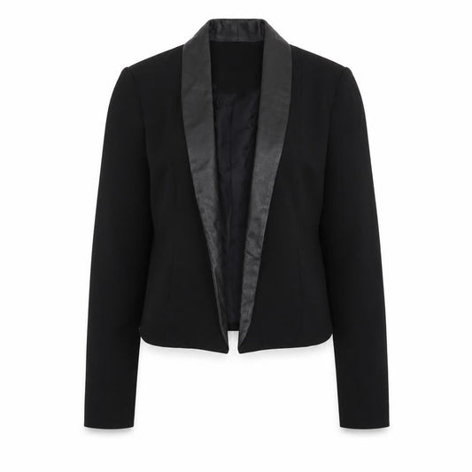 Womens UK Size 10 John Lewis Black Basic Jacket
