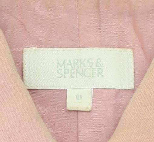 Womens UK Size 10 Marks and Spencer Pink Basic Jacket