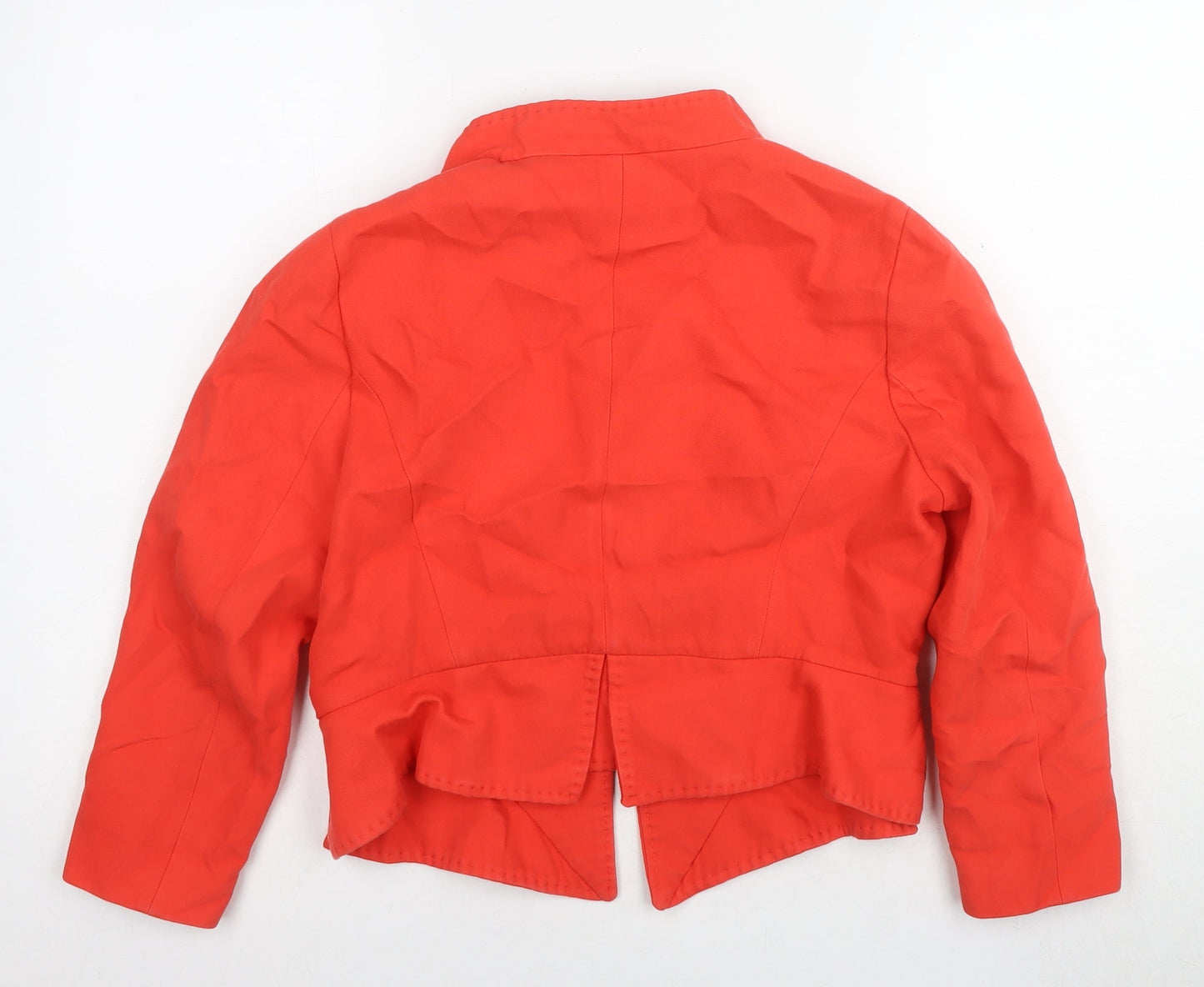 Womens UK Size XL Zara Red Basic Jacket