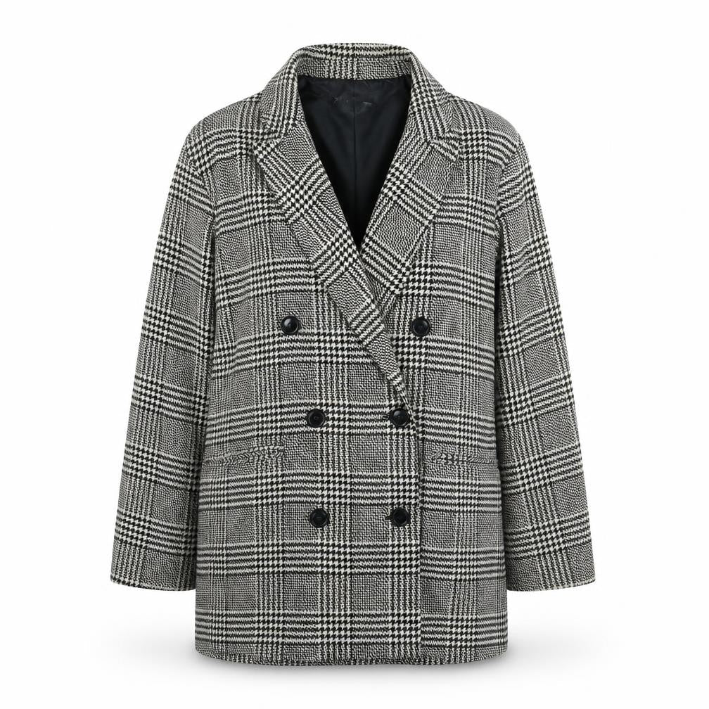 Womens UK Size 10 TRF Multicoloured Pea Coat