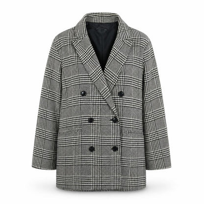 Womens UK Size 10 TRF Multicoloured Pea Coat