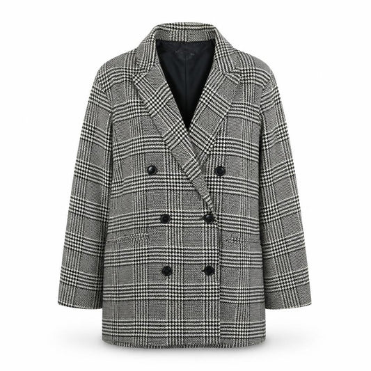 Womens UK Size 10 TRF Multicoloured Pea Coat