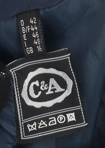 C&A Women’s Blue Blazer, Size 14, Business Casual