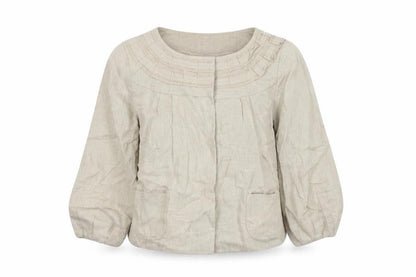 Womens UK Size 10 Marks and Spencer Beige Basic Jacket