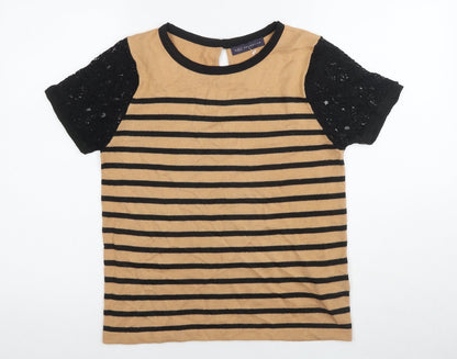 Womens UK Size 12 Marks and Spencer Multicoloured Jersey T-Shirt