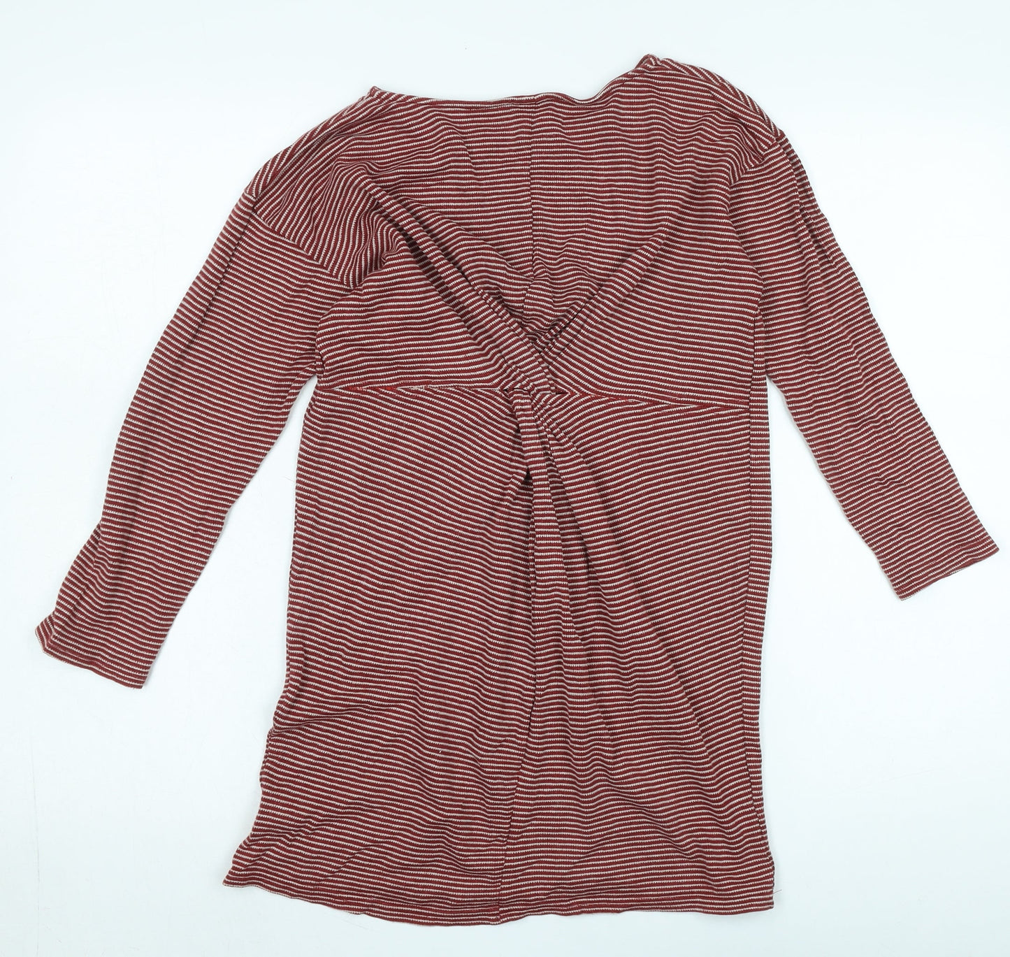 Komodo Women's Red Striped Shift Dress Size 8