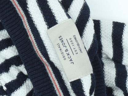 Jack & Jones Unisex Striped Pullover Jumper M