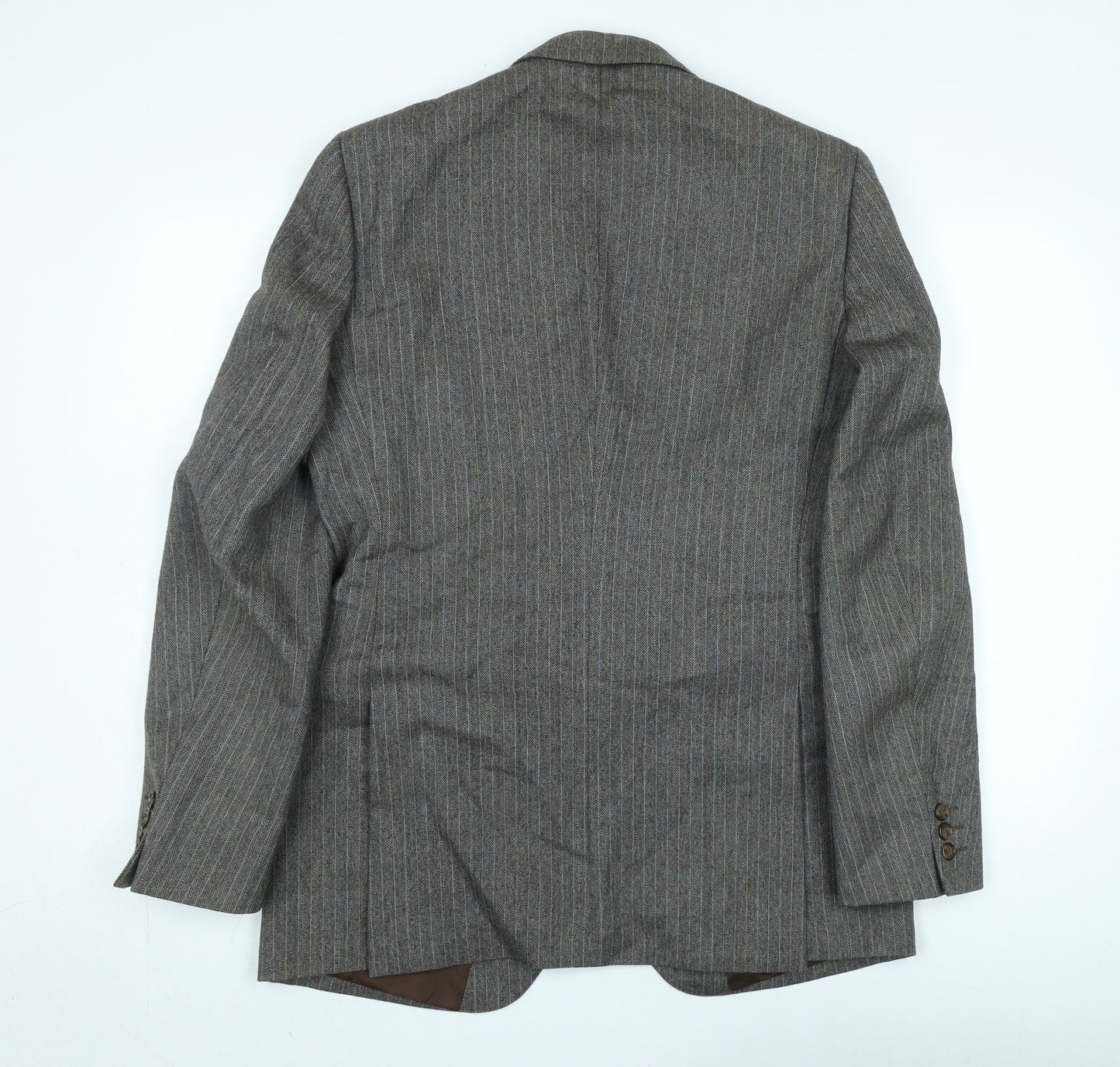 Mens UK Size 40 Hepworths Regular Grey Suit Jacket