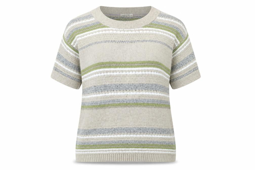 Womens UK Size M TOM TAILOR Beige Pullover Jumper
