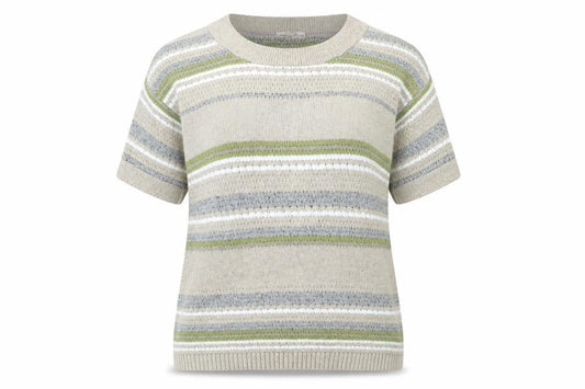 Womens UK Size M TOM TAILOR Beige Pullover Jumper