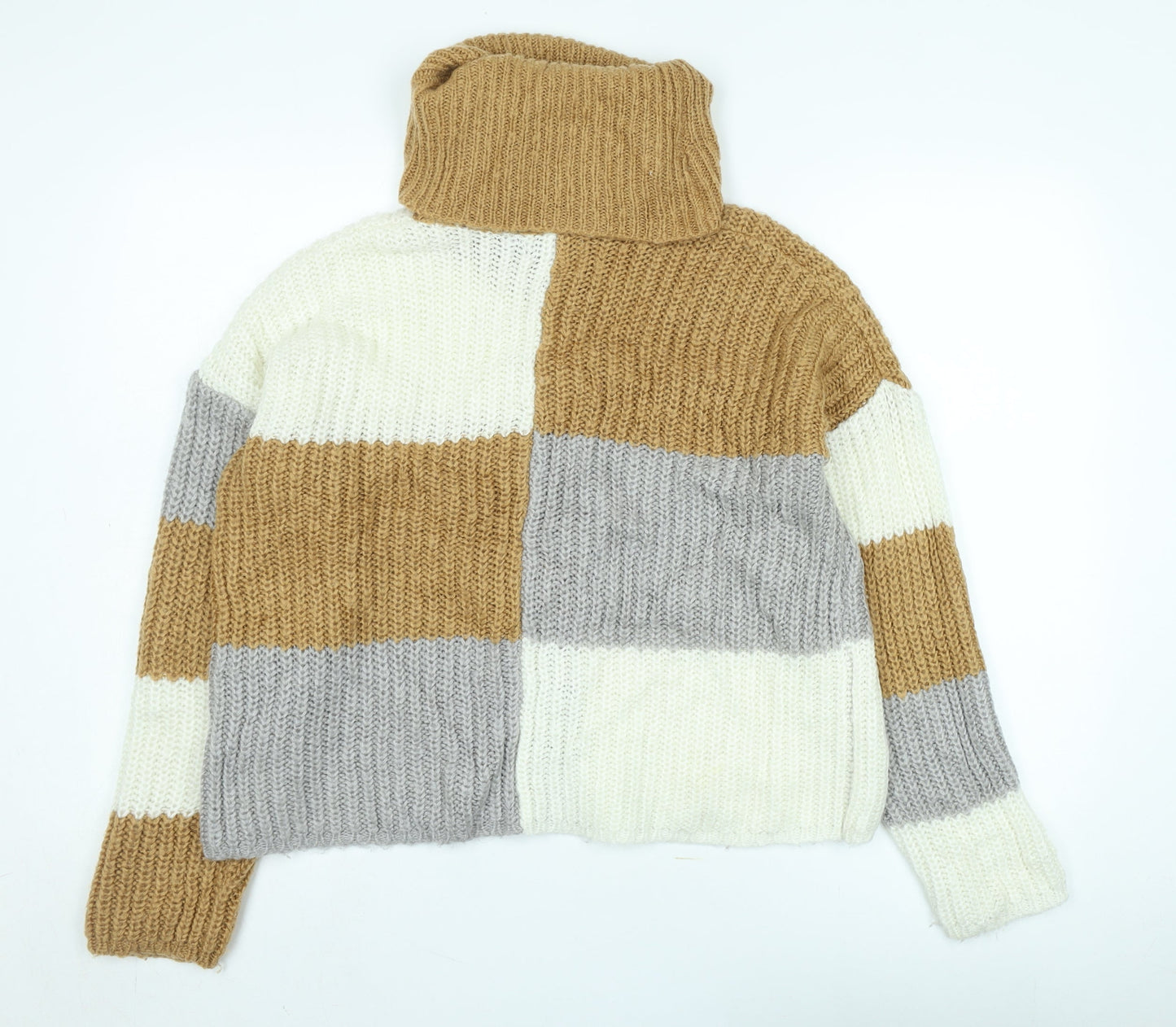 Womens UK Size L Brave Soul Multicoloured Pullover Jumper