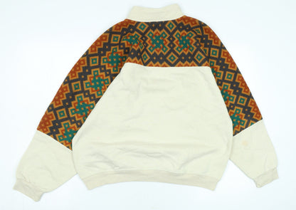 Hoplois de Beaurue Aztec Beige Sweatshirt M Unisex