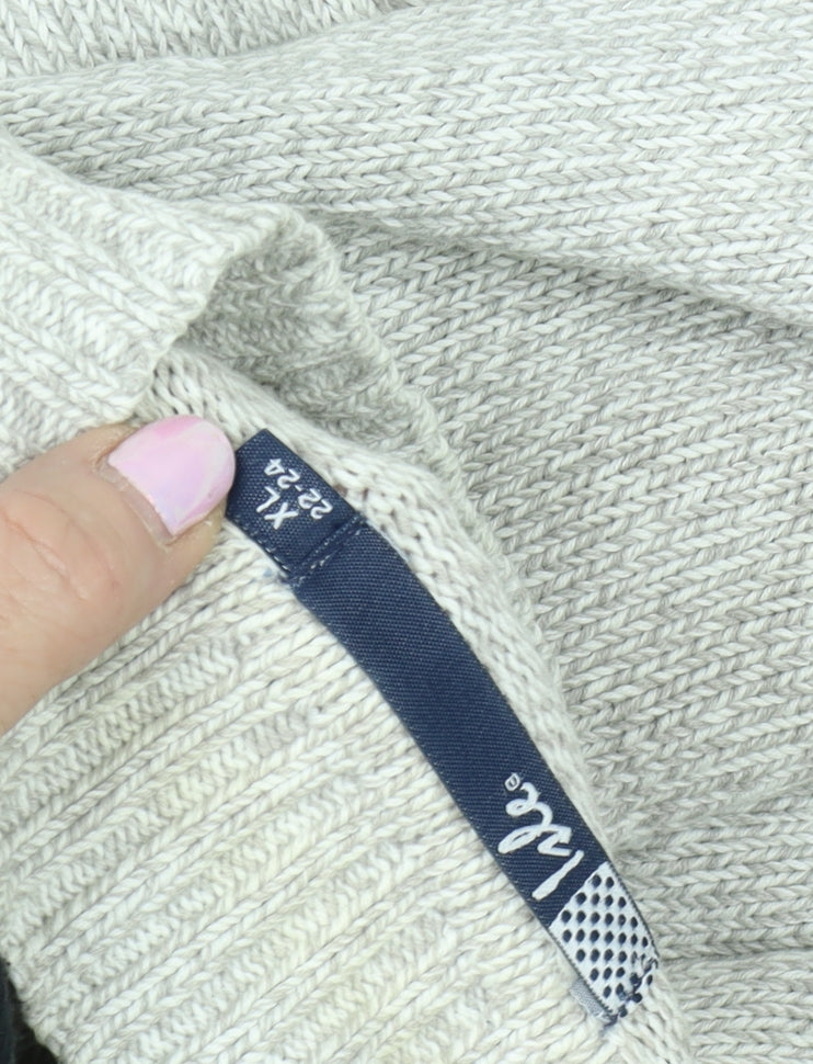 Xtr Tee Men's Ivory Cotton Full Zip Jumper XS