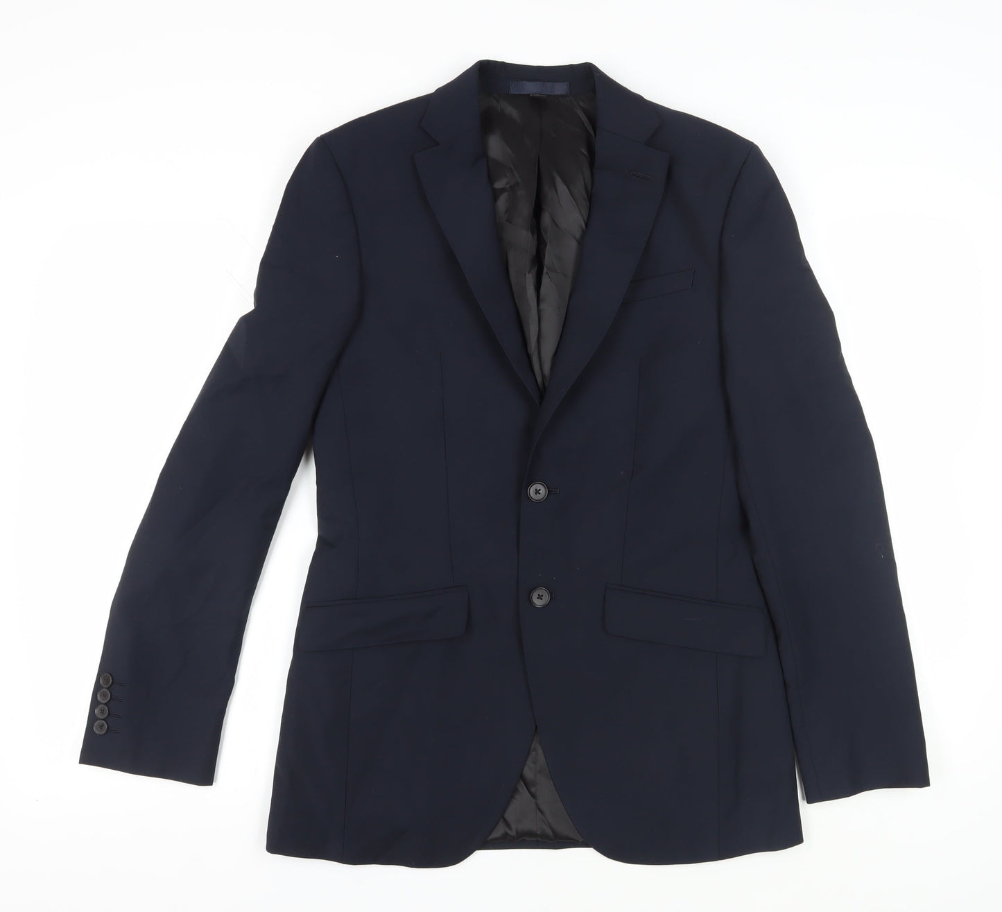 Mens UK Size 36 Marks and Spencer Regular Blue Suit Jacket