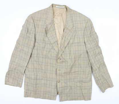 Mens UK Size 44 Marks and Spencer  Beige Suit Jacket