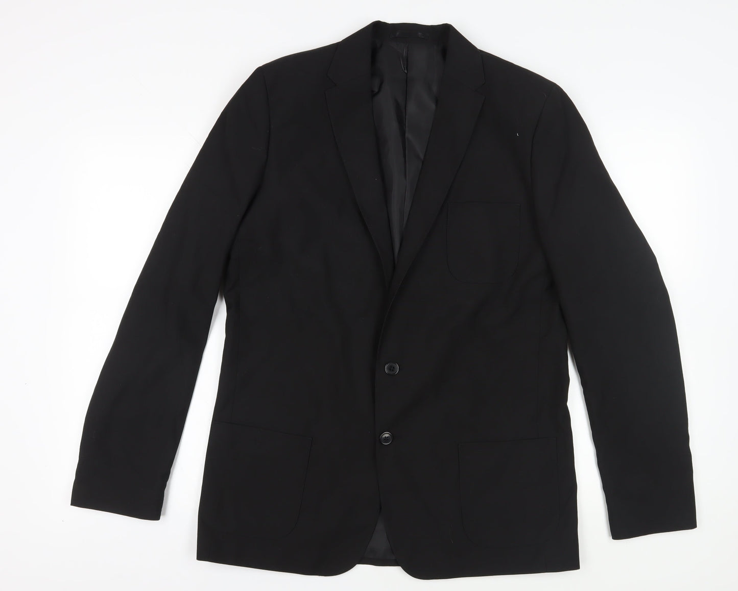 Mens UK Size 41 Marks and Spencer Regular Black Suit Jacket