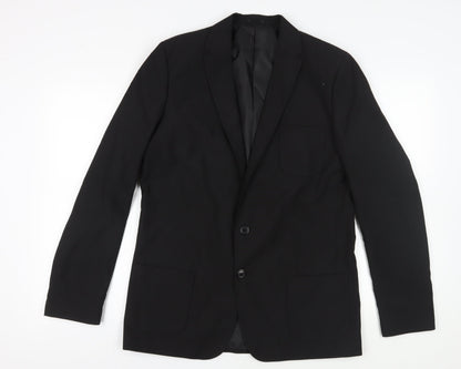 Mens UK Size 41 Marks and Spencer Regular Black Suit Jacket