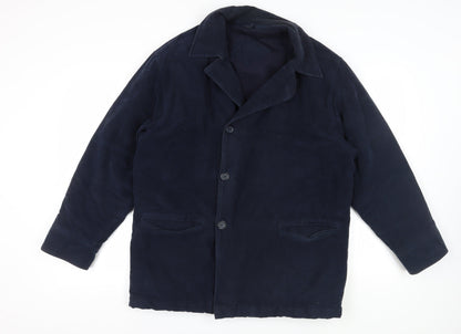 Mens UK Size M BHS Blue Overcoat