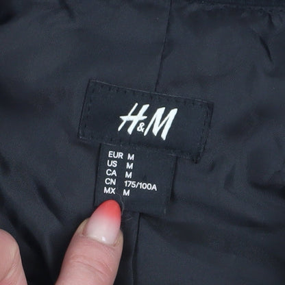 Mens UK Size M H&M Black Basic Jacket