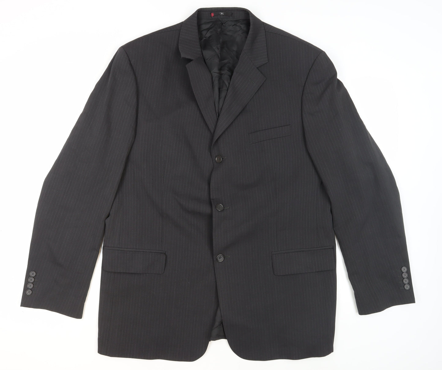 Mens UK Size 44 Ciro Citterio Regular Black Suit Jacket