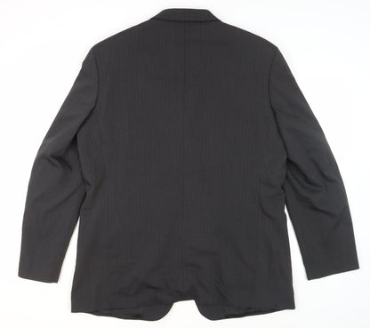 Mens UK Size 44 Ciro Citterio Regular Black Suit Jacket