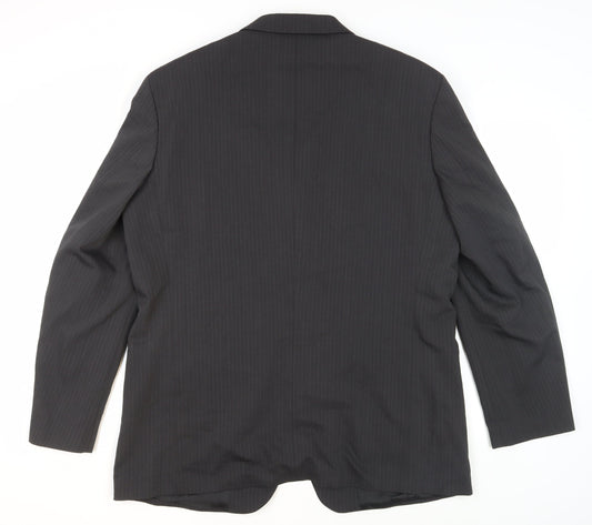 Mens UK Size 44 Ciro Citterio Regular Black Suit Jacket