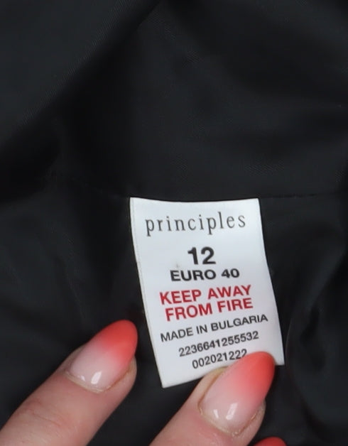 Principles Women's Grey Bouclé Suit Jacket Size 12