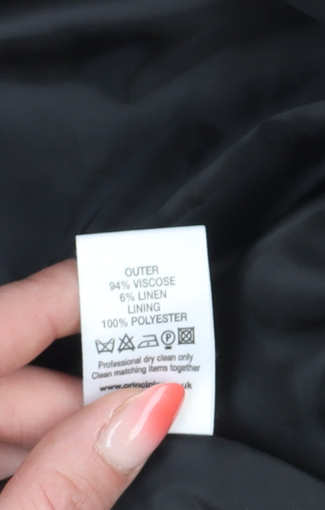 Principles Women's Grey Bouclé Suit Jacket Size 12