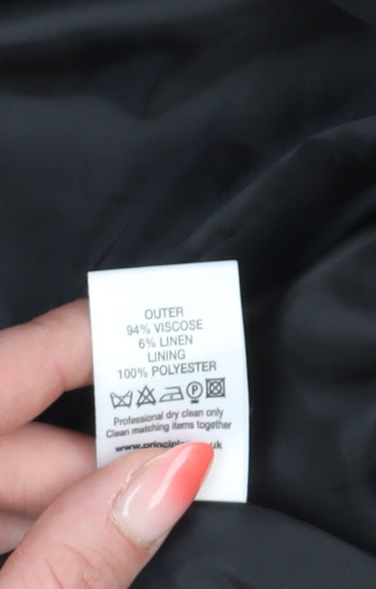 Principles Women's Grey Bouclé Suit Jacket Size 12