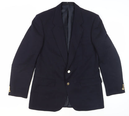 Mens UK Size 40 Centaur Regular Black Suit Jacket
