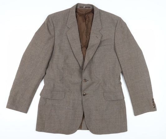 Mens UK Size 40 St Michael Regular Brown Suit Jacket