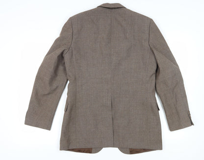 Mens UK Size 40 St Michael Regular Brown Suit Jacket