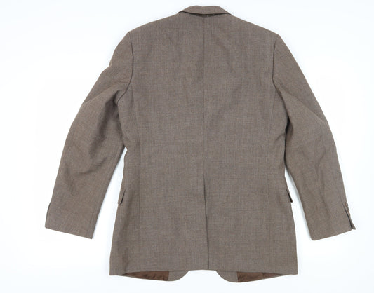 Mens UK Size 40 St Michael Regular Brown Suit Jacket