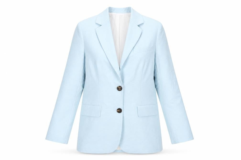 Womens UK Size 8 Zara Regular Blue Blazer