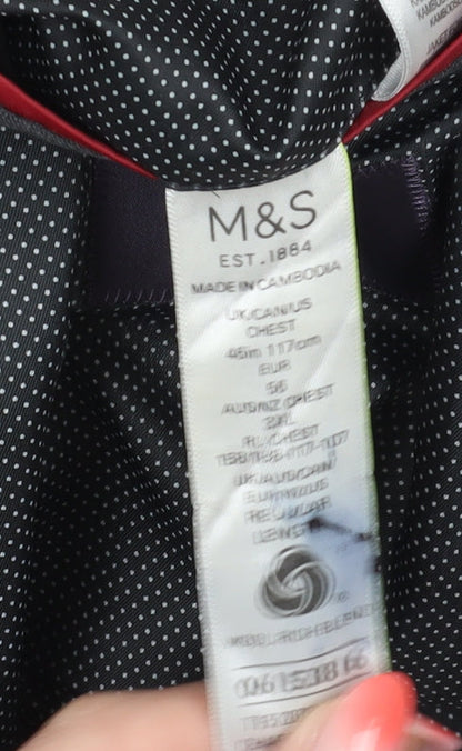 Mens UK Size 40 Marks and Spencer Regular Black Suit Jacket