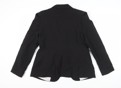 Zara Women's Black Blazer, XL, Business Formal, Single-Breasted