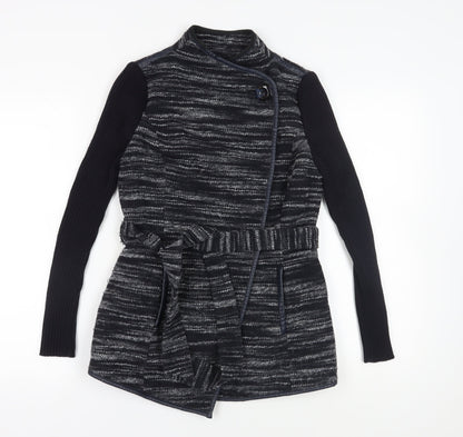 Womens UK Size 10 Marks and Spencer Black Belted