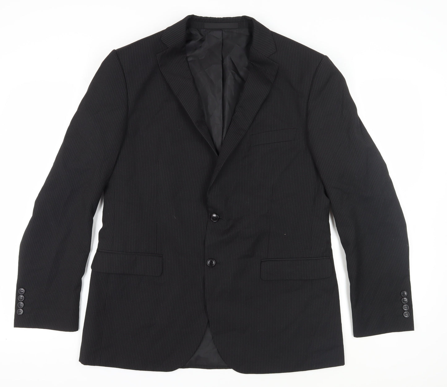Mens UK Size 42 Marks and Spencer Regular Black Suit Jacket