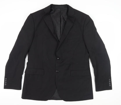 Mens UK Size 42 Marks and Spencer Regular Black Suit Jacket