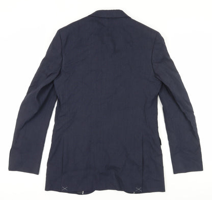 Mens UK Size 38 Marks and Spencer Regular Blue Suit Jacket