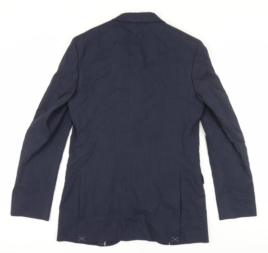 Mens UK Size 38 Marks and Spencer Regular Blue Suit Jacket