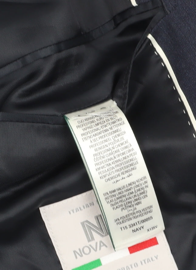 Mens UK Size 38 Marks and Spencer Regular Blue Suit Jacket
