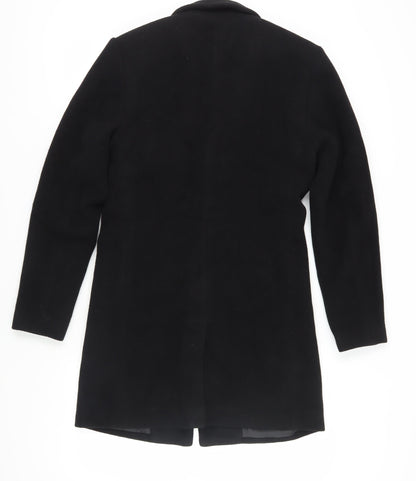 Mens UK Size S ONLY & SONS Black Overcoat