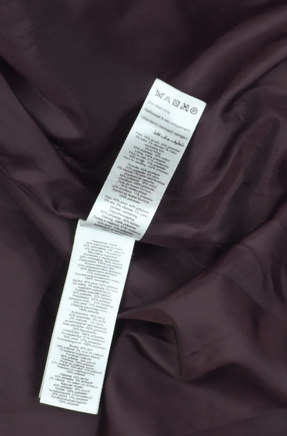 Womens UK Size 14 New Look Brown Toggle Coat