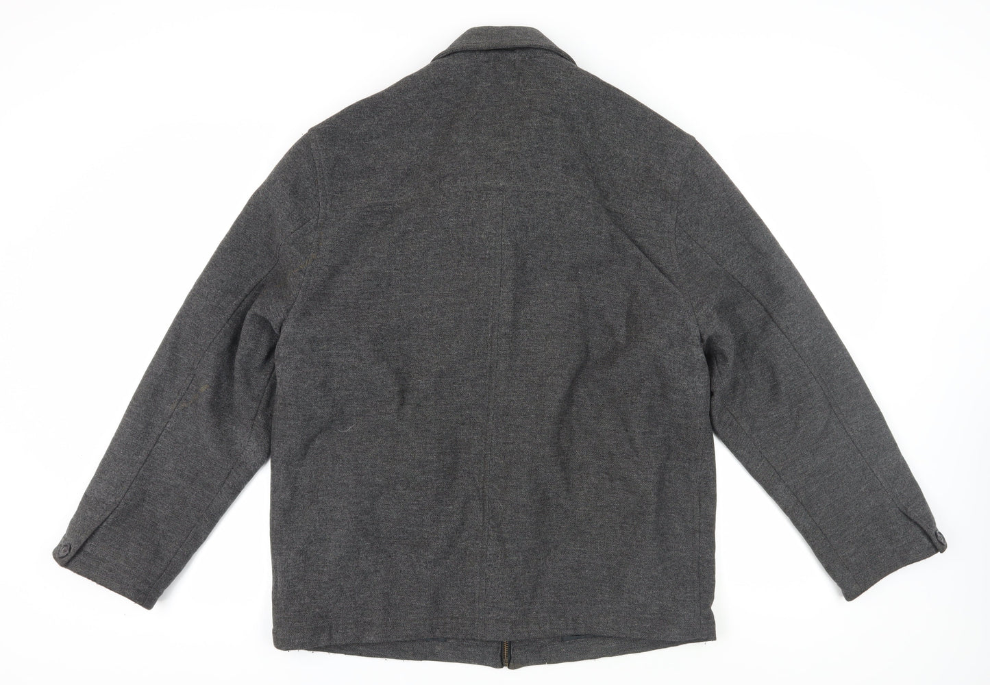 Mens UK Size M Marks and Spencer Grey Basic Jacket