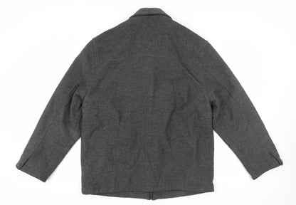 Mens UK Size M Marks and Spencer Grey Basic Jacket